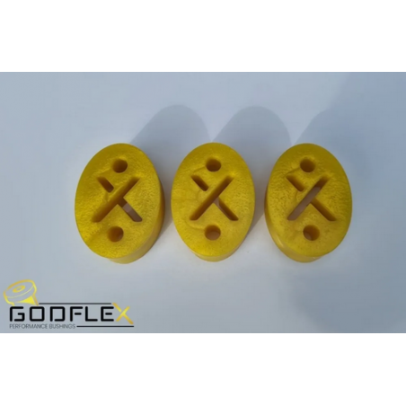 KIT DE SILENTS BLOCS D'ECHAPPEMENT Ford Fiesta MK8 2017-  Inc ST