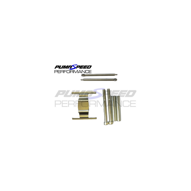 Kit de freins Pumaspeed Racing 6 pistons 355 mm - Lot de 2 clips de retenue - Fiesta Mk8 1.0 MHEV