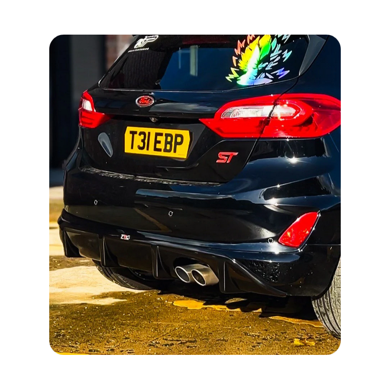 Diffuseur arrière à ailettes Ford Fiesta MK8 ST-Line