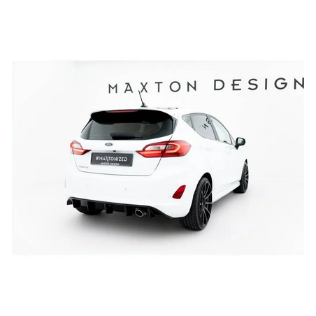 Diffuseur Arrière Complet Maxton Ford Fiesta Mk8 ST-Line Noir Brillant