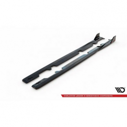 Rajouts Des Bas De Caisse V.2 Ford Fiesta ST / ST-Line Noir Brillant
