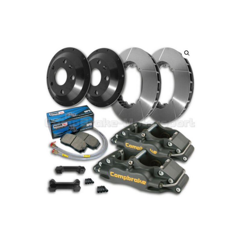 KIT ETRIERS  4 PISTONS 320x28 mm COMPBRAKE - FORD FOCUS RS MK1 KIT ETRIERS  4 PISTONS 320x28 mm COMPBRAKE - FORD FOCUS RS MK1