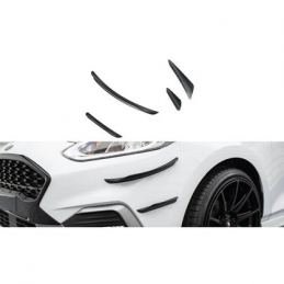 Ailes de pare-chocs avant (Canards) V.3 Ford Fiesta Mk8 ST / ST-Line