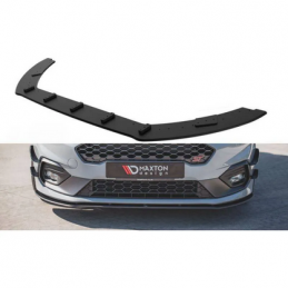 Sport Durabilité Lame Du Pare-Chocs Avant Ford Fiesta Mk8 ST / ST-Line Noir