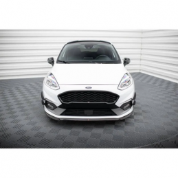 Lame Du Pare-Chocs Avant V.6 Ford Fiesta Mk8 ST / ST-Line Noir Brillant Lame Du Pare-Chocs Avant V.6 Ford Fiesta Mk8 ST / ST-Line Noir Brillant