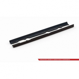 Rajouts Des Bas De Caisse V.2 Ford Fiesta Mk8 ST / ST-Line Noir Brillant