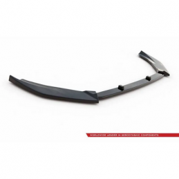 Lame Du Pare-Chocs Avant V.7 Ford Fiesta Mk8 ST / ST-Line Noir Brillant