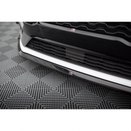 Lame Du Pare-Chocs Avant V.5 Ford Fiesta Mk8 ST / ST-Line Noir Brillant