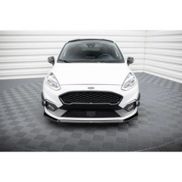 Lame Du Pare-Chocs Avant V.5 Ford Fiesta Mk8 ST / ST-Line Noir Brillant