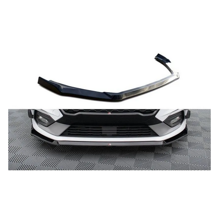 Lame Du Pare-Chocs Avant V.5 Ford Fiesta Mk8 ST / ST-Line Noir Brillant