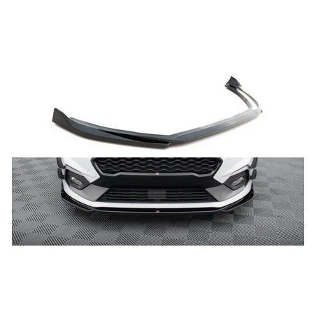 Lame Du Pare-Chocs Avant V.4 Ford Fiesta Mk8 ST / ST-Line Noir Brillant