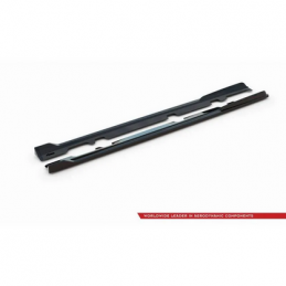 Rajouts Des Bas De Caisse V.3 Ford Fiesta Mk8 ST / ST-Line Noir Brillant