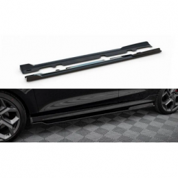 Rajouts Des Bas De Caisse V.3 Ford Fiesta Mk8 ST / ST-Line Noir Brillant