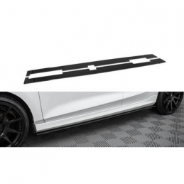 Rajouts Des Bas De Caisse V.2 Ford Fiesta Mk8 ST / ST-Line Noir Brillant