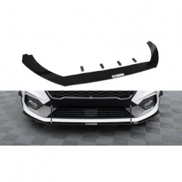 Lame Du Pare-Chocs Avant V.2 Ford Fiesta Mk8 ST / ST-Line Noir Brillant