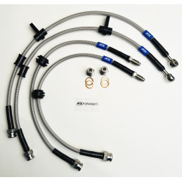 Kit 4 durites de frein aviation AVX Ford Focus ST MK2