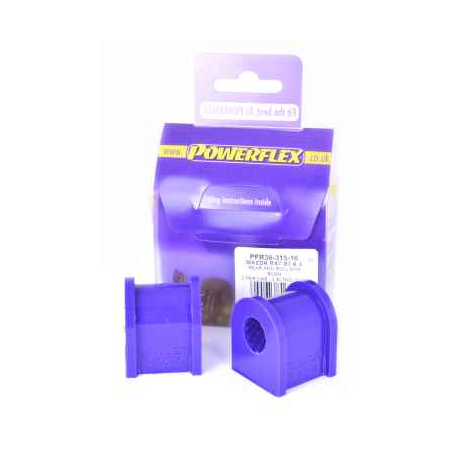 Silentbloc de barre stabilisatrice arrière 16 mm Réf 8 Powerflex  Mazda RX-8 (2003-2012)