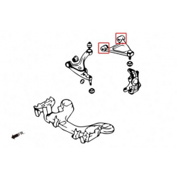 Silent bloc bras avant superieur Mazda MX-5 Miata