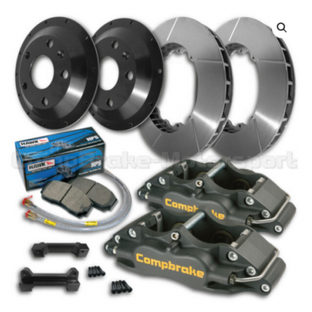 KIT ETRIERS 4 PISTONS 330x28 MM COMPBRAKE - FORD FOCUS  Mk3 ST/RS