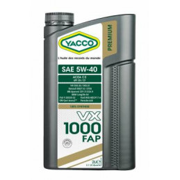 Huile Vx 1000 FAP SAE 5w-40 5L YACCO