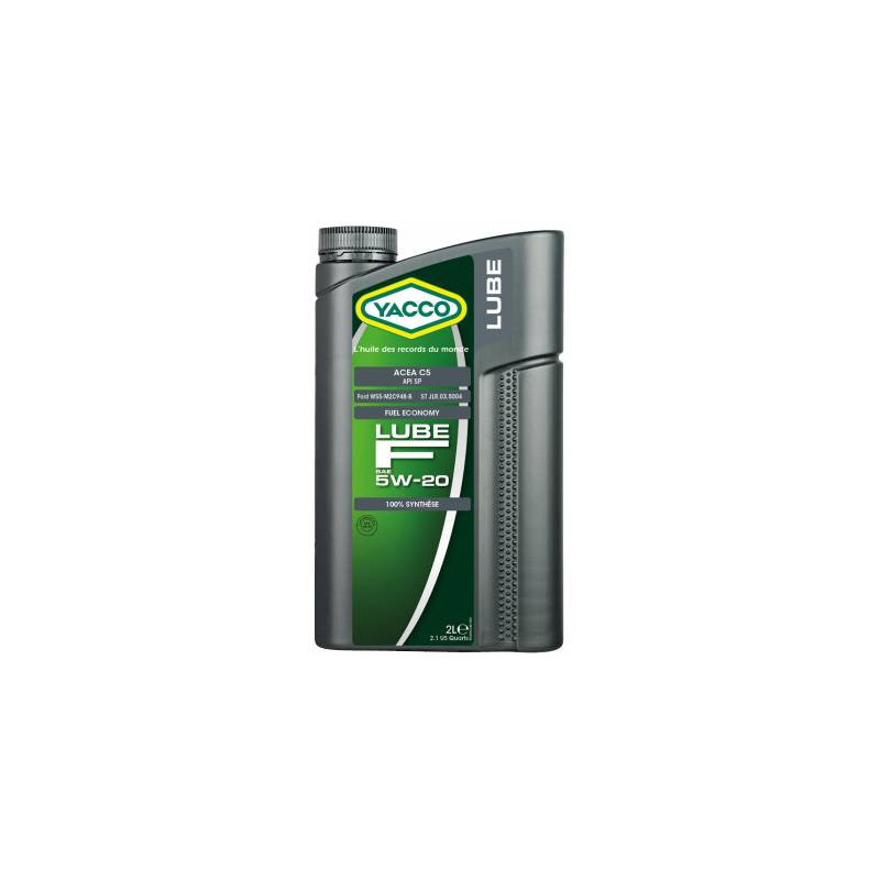 Huile LUBE F 5w-20 2L YACCO Huile LUBE F 5w-20 2L YACCO