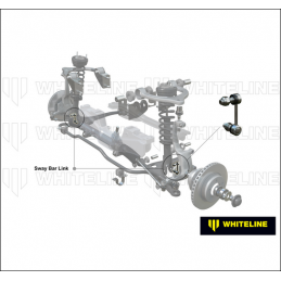 Biellette de barre stabilisatrice avant réglable WHITELINE MAZDA MX 5 NA