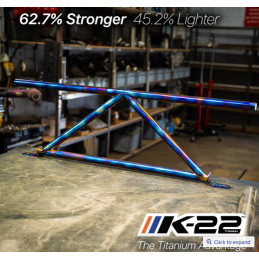 BARRE ANTI-RAPPROCHEMENT Titanium K 22 K-BRACE Focus ST MK4