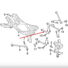 Bras de suspension supérieurs arrière réglables pour Mazda MX-5 ND