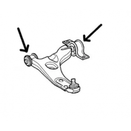 Silentblocs de bras de suspension avant pour Mazda 3 BL tous modèles (2009-2013)