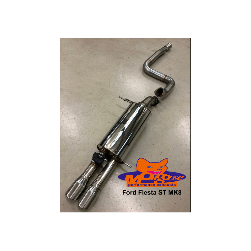 Système d'échappement arrière Mongoose GPF pour Fiesta mk8 ST – Modèles antérieurs à septembre 2020