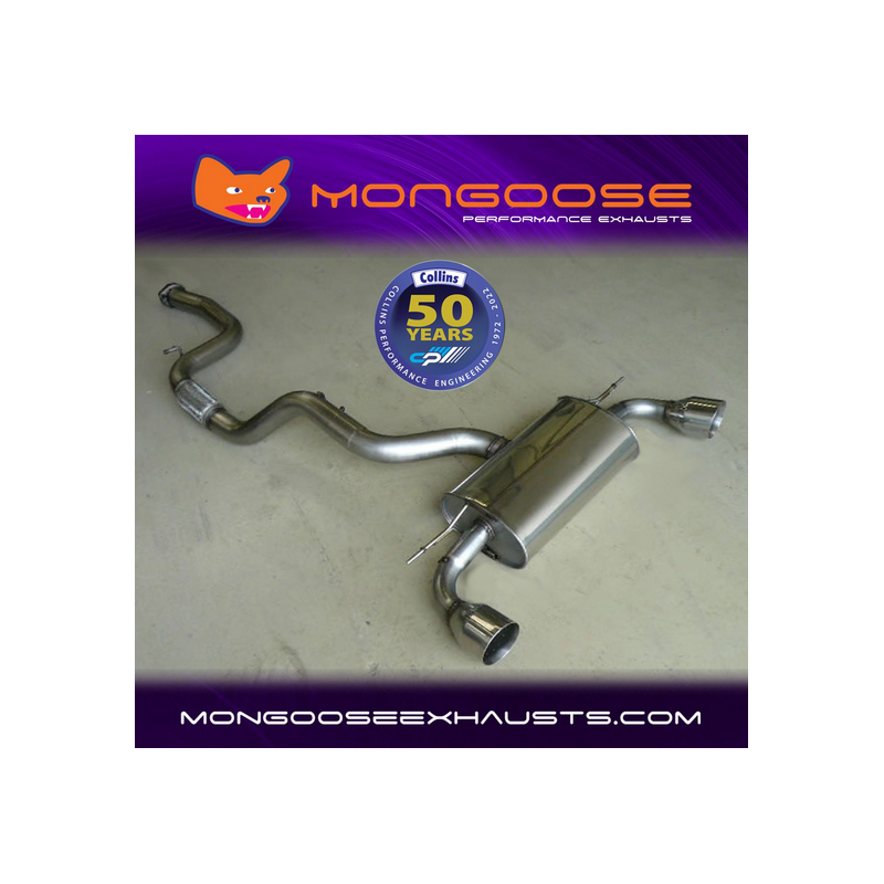 Système d'échappement Mongoose pour Ford Focus mk2 RS