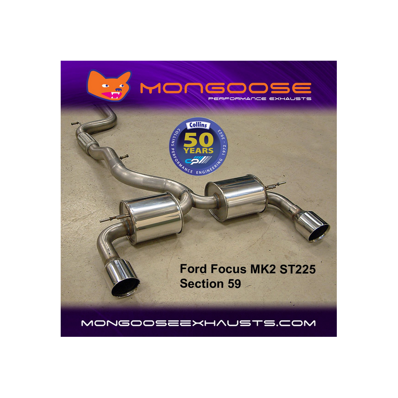Echappement Système « Section 59 » Ford Focus ST Mk2