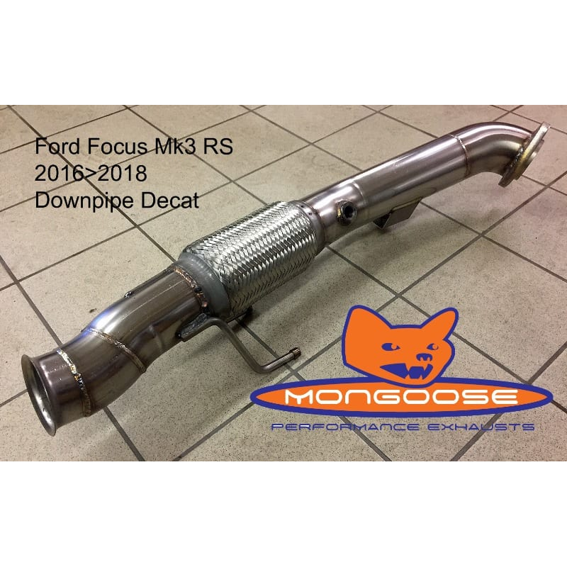 Tuyau de descente/décatalyseur Mongoose pour Ford Focus mk3 RS
