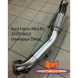Tuyau de descente/décatalyseur Mongoose pour Ford Focus mk3 RS