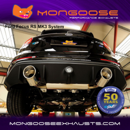 Échappement Mongoose Cat Back pour Ford Focus mk3 RS