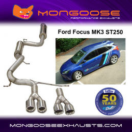 Échappement Mongoose Cat Back pour Ford Focus mk3 ST250