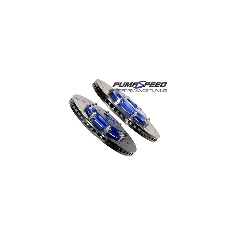 disques de frein avant flottants Pumaspeed Racing en deux parties pour Ford Focus MK3 RS (Focus RS Mk3 2.3T).