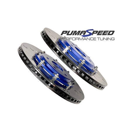 disques de frein avant flottants Pumaspeed Racing en deux parties pour Ford Focus MK3 RS (Focus RS Mk3 2.3T).