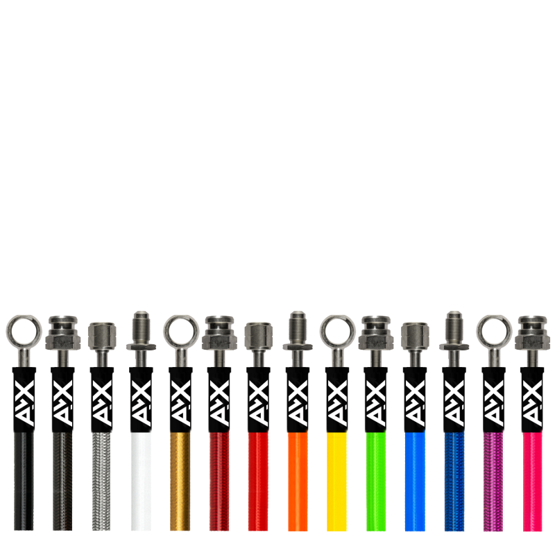 Kit 4 durites de frein aviation AVX Ford Mondeo 3.0 V6 MK3 2002-2007