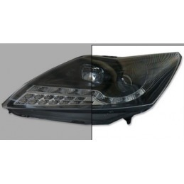 Phare Avant Lumière De Jour Ford Focus 2008, Led Intermittent, Noir