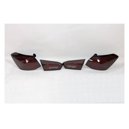 Feux Arrières Ford Focus MK4 2018 Led Rouge Fumé Led clignotant séquentiel