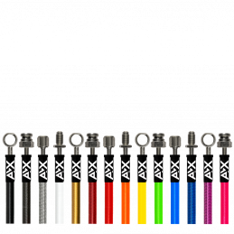 Kit 4 durites de frein aviation AVX Ford Fiesta 1.0 ecoboost  2013-2018