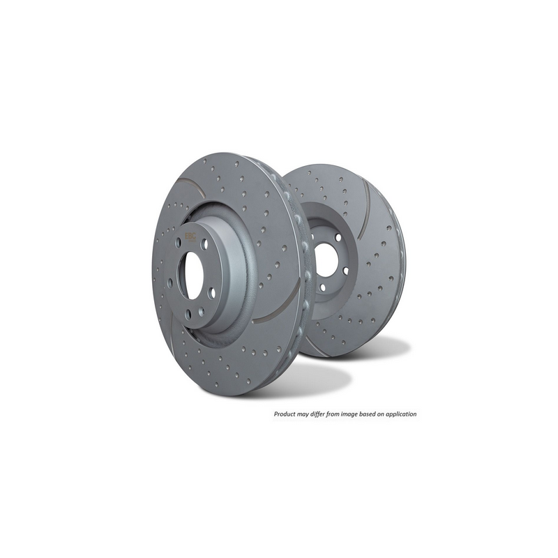 Disques frein Avant Pointé & Rainuré GD1676 - EBC GD