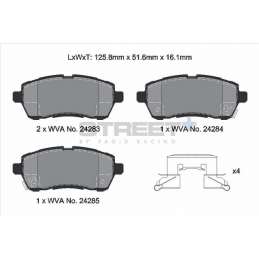 Plaquettes de frein Pagid Street+ Avant T8241SP2001