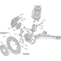 Kit Gros Freins  Avant Wilwood  309x20mm Dynapro 6 140-11899 -