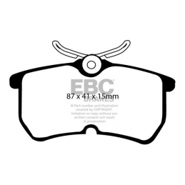Plaquettes de Frein  Arrière EBC Redstuff DP31218C