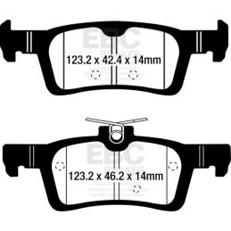 Plaquettes de Frein Arrière EBC Greenstuff 2000 DP22319