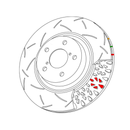 Disque de frein Avant 4000 Series XS Gold DBA42134XS