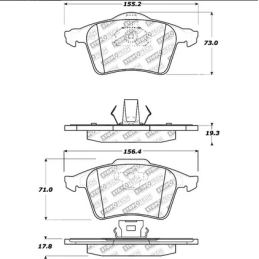 Plaquettes de frein Sport STOPTECH