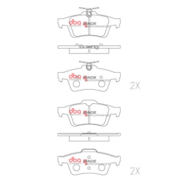 Plaquettes de Frein Arrière DBA Racing Performance DB1763RP